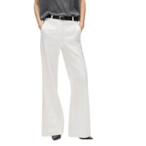 Carolina flare pant in stretch linen blend